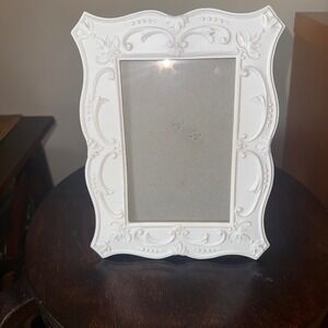 Azure Home Picture Frame‎ Ornate White Photo Display Tabletop Decor 4x6